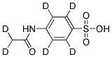 4-ACETAMIDOBENZENESULFONIC ACID-D6 Struktur