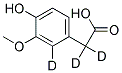 HOMOVANILLIC ACID-D3 Struktur