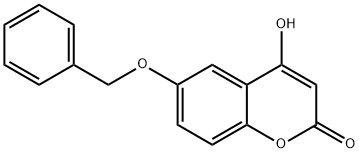 4-HYDROXY-6-BENZYLOXYCOUMARIN Struktur