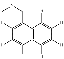 N-(1-NAPHTHYL-D7-METHYL)METHYLAMINE Struktur