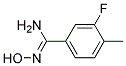 3-FLUORO-4-METHYLBENZAMIDE OXIM Struktur