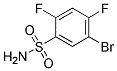 5-BROMO-2,4-DIFLUOROBENZENESULPHONAMID Struktur