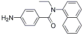 4-AMINO-N-ETHYL-N-(1-NAPHTHYL)BENZAMIDE Struktur