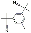 3,5-BIS-(1-CYANO-1-METHYLETHYL)METHYLBENZENE  Struktur