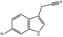 6-Bromoindole-3-acetonitrile Struktur