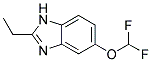 5-DIFLUOROMETHOXY-2-ETHYL-1H-BENZOIMIDAZOLE Struktur