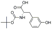 Boc-D-3-Hydroxyphenylalanine Struktur