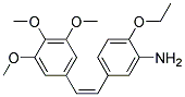 (Z)-2-Ethoxy-5-(3,4,5-Trimethoxystyryl)Aniline Struktur