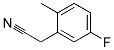 5-Fluoro-2-Methylbenzyl Cyanide Struktur