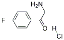 4'-Fluoro-2-aminoacetophenone Hydrochloride Struktur