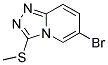 6-Bromo-3-(methylthio)[1,2,4]triazolo[4,3-a]pyridine Struktur