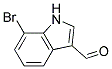 7-Bromo-3-formyl-1H-indole Struktur