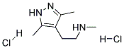 3,5-Dimethyl-4-[2-(methylamino)ethyl]-1H-pyrazole dihydrochloride Struktur