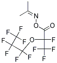 N-(1-methylethylidene)-N-{[2,3,3,3-tetrafluoro-2-(1,1,2,2,3,3,3-heptafluoropropoxy)propanoyl]oxy}amine Struktur