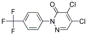 4,5-Dichloro-2-[4-(trifluoromethyl)phenyl]-2H-pyridazin-3-one Struktur