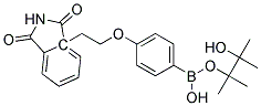 4-[(Phthalimid-1-yl)ethoxy]benzeneboronic acid, pinacol ester Struktur