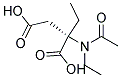 DIETHYL ACETYL ASPARTATE Struktur