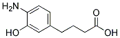3-Hydroxy-4-aminophenylbutyric acid Struktur