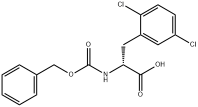 Cbz-2,5-Dichloro-D-Phenylalanine Struktur