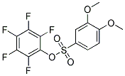 PENTAFLUOROPHENYL 3,4-DIMETHOXY-BENZENESULFONATE 98% Struktur