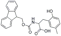 Fmoc-2-hydroxy-5-methyl-DL-phenylalanine
 Struktur