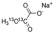 PYRUVIC ACID SODIUM SALT-[2,3-13C2] Struktur