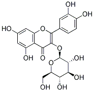 QUERCETIN-3-O-B-GLUCOPYRANOSIDE(SECONDARY STANDARD) Struktur