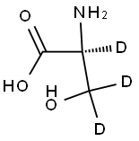 L-SERINE (2,3,3-D3, 98%) Structure