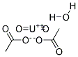 URANYL ACETATE MONOHYDRATE ACS
 Struktur