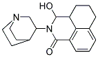 2-(S)-1-AZA-BICYCLO[2.2.2]OCT-3-YL-3-HYDROXY-2,3,3A,4,5,6-HEXAHYDRO-BENZO[DE]ISOQUINOLIN-1-ONE Struktur