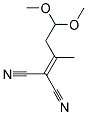 4,4-DICYANO-3-METHYL-3-BUTENAL DIMETHYL ACETAL Struktur