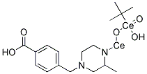 4-[(4-CARBOXYPHENYL)METHYL]-1-PIPERAZINE CAROXYLIC ACID METHYL ESTER, 1-(1,1-DIMETHYLETHYL) ESTER Struktur