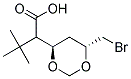 TERT-BUTYL[(4R,6R)-6-BROMOMETHYL-1,3-DIOXAN-4-YL]ACETATE Struktur