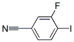 3-Fluoro-4-lodo benzonitrile Struktur