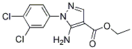 ETHYL 5-AMINO-1-(3,4-DICHLOROPHENYL)-PYRAZOLE-4-CARBOXYLATE Struktur