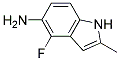 5-AMINO-4-FLUORO-2-METHYLINDOLE Struktur