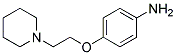 4-(2-(PIPERIDIN-1-YL)ETHOXY)BENZENAMINE Struktur