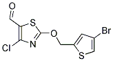 4-CHLORO-2-(4-BROMOHENOXY)-5-THIAZOLECARBOXALDEHYDE Struktur