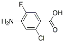 4-Amino-2-Chloro-5-Fluorobenzoic Acid Struktur