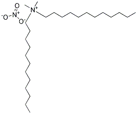 Didodecyl dimethyl ammonium nitrate Struktur