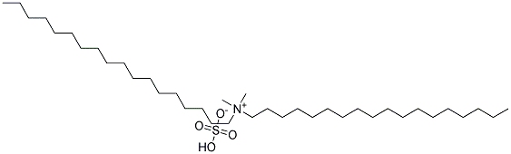 Dioctadecyl dimethyl ammonium sulfate Struktur