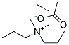 Methyl tripropyl ammonium acetate Struktur