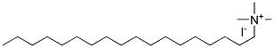Octadecy trimethyl ammonium iodide Struktur