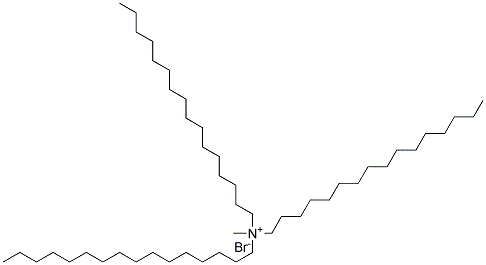 Trihexadecyl methyl ammonium bromide Struktur