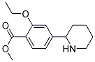 Methyl-4-(2-Piperidinyl) Ethoxy Benzoate Struktur