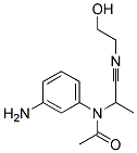 (N-Hydroxyethyl,N-Cyano Ethyl)-m-Amino Acetanilide Struktur