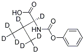 N-PHENOXYCARBONYL-L-VALINE-2,3,4,4,4,5,5,5-D8 Struktur