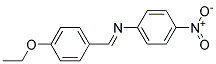 P-ETHOXYBENZYLIDENE P-NITROANILINE Struktur