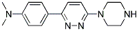 N,N-DIMETHYL-4-(6-(PIPERAZIN-1-YL)PYRIDAZIN-3-YL)BENZENAMINE Struktur