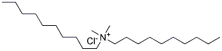 N,N-DIDECYL-N,N-DIMETHYLAMMONIUM CHLORIDE Struktur